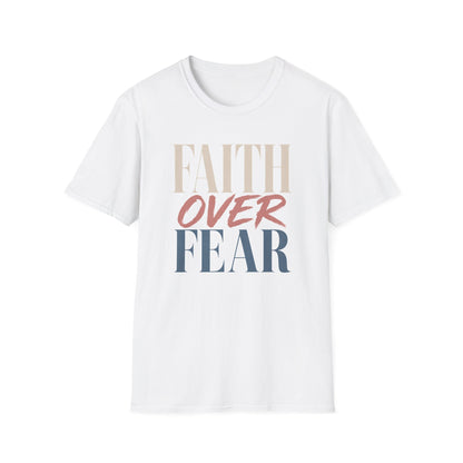 Faith Over Fear t-shirt | Inspirational Christian Typography Tee
