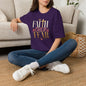 Faith Over Fear T-Shirt | Christian Cross Typography