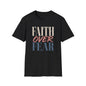 Faith Over Fear t-shirt | Inspirational Christian Typography Tee