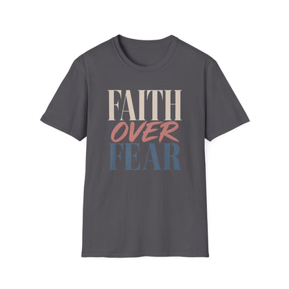 Faith Over Fear t-shirt | Inspirational Christian Typography Tee